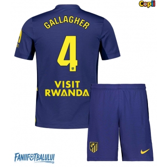 Atletico Madrid Conor Gallagher #4 Echipament de Fotbal Replică 2025-26 Copii Deplasare (+ Șorturi)